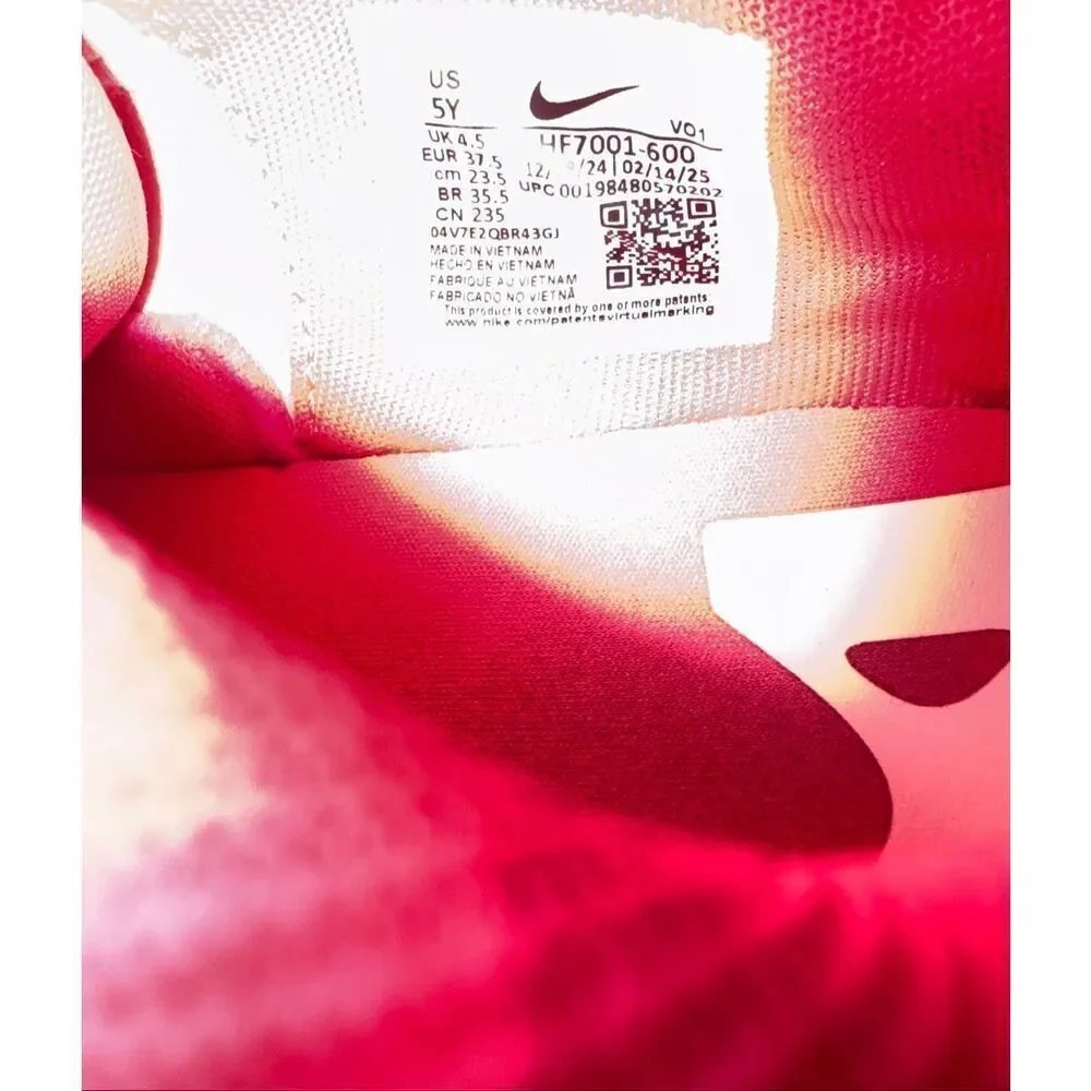 Nike Kid's A'ja Wilson A'One GS Basketball Sneakers Shoes Pink Size 5Y